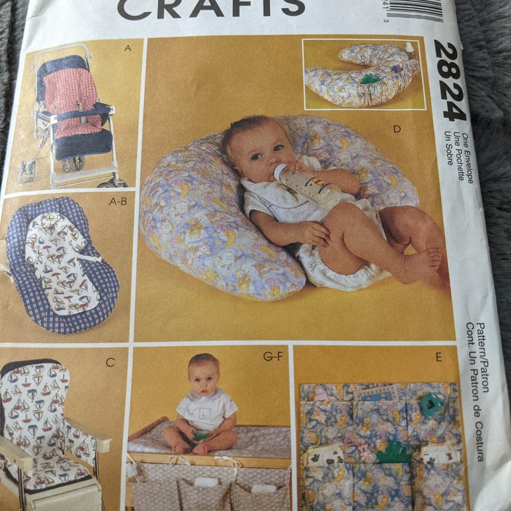 Sewing Pattern Mccalls 2824 Baby Accessories